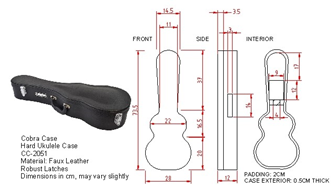 Ukulele Carry Case 